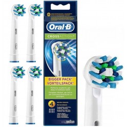 BOX SZCZOTECZKI KOŃCÓWKI ORAL-B CROSS ACTION Paczka 4szt